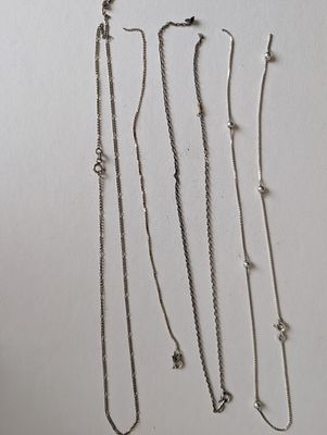 תכשיטים כסף שרשראות חתום 925 
צריך תיקון