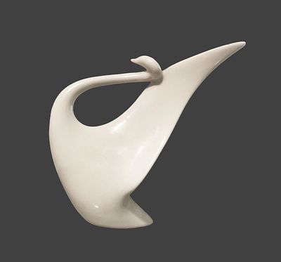 וינטג' פורצלן Royal Dux צ'כוסלובקיה, בוהמיה, פסלון ברבור וינטג' נהדר משנות ה-60 וה-70, בסגנון 