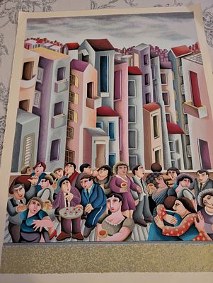 יובל מהלר 
ליטוגרפיה חתום בעיפרון וממוספר 
56*76סמ