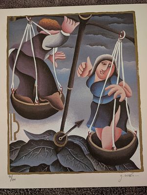 יובל מהלר 
ליטוגרפיה חתום בעיפרון וממוספר 
45*35סמ