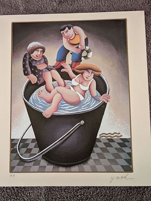 יובל מהלר 
ליטוגרפיה חתום בעיפרון וממוספר 
45*35סמ