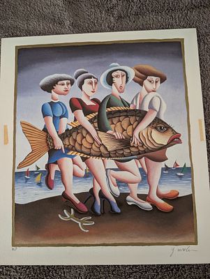 יובל מהלר 
ליטוגרפיה חתום בעיפרון וממוספר 
45*35סמ