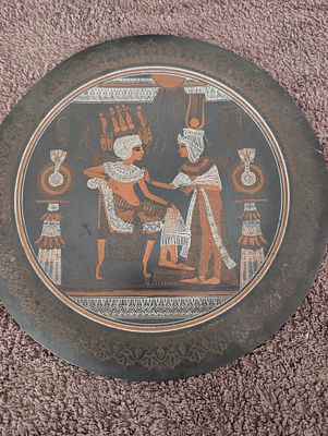 צלחת נחושת 
24סמ קוטר