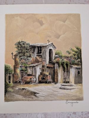 יעקב נובוגרודר 
ליטוגרפיה חתום בעיפרון 
32*34סמ