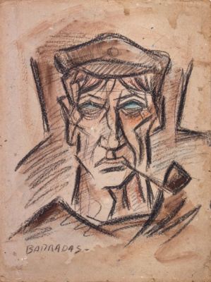רפאל ברדאס, המלח. טכניקה: פנדה ואקוורל על קרטוןתאריך: שנות ה-1920חתימה: חתום (שמאל למטה)מידות: 