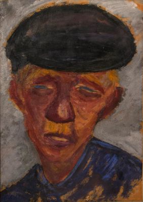 קטה אפרים מרכוס, דיוקן. טכניקה: שמן על בדתאריך: שנות ה-1920חתימה: חתום (שמאל למטה)מידות: 57X40.5 