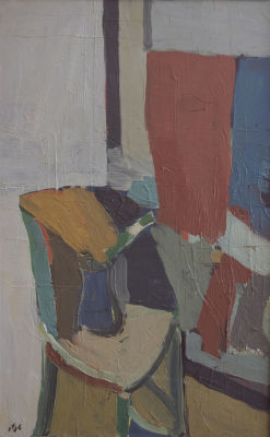 שמואל טפלר, פנים. טכניקה: שמן על בד תאריך: 1974חתימה: חתום בעברית (שמאל למטה), חתום באנגלית 