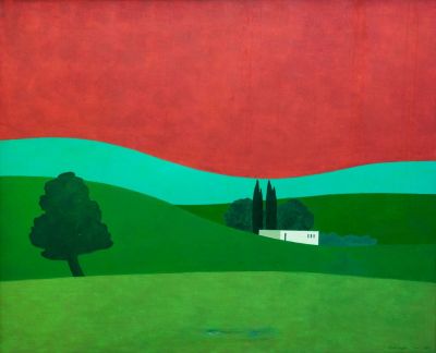 איצו רימר, תלמים. טכניקה: שמן על בדתאריך: 2010חתום (ימין למטה), מתוארך 2010 ונושא כותרת 