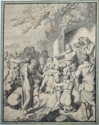 כריסטופר ווילהלם אקסברג (Christoffer Wilhelm Ecersberg 1783-1853), "הַנִּיחוּ לַיְלָדִים לָבוֹא 