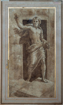 רפאל סנציו די אורבינו (רפאל) (1483-1520 Raffaello Sanzio di Urbino), והסטודיוץ תחיית ישו - הכנה 