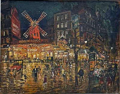 Konstantin Korovin (1861–1939), Landscape. Oil on wood 
Signed (lower left) 
Dimensions: 33X41 