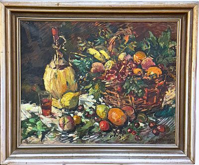 Konstantin Korovin (1861–1939), Still Life. Oil on canvas 
Signed (lower right) 
Dimensions 