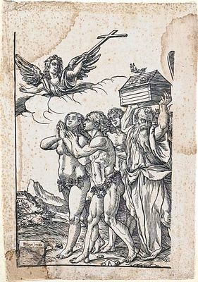 Titian Inven (1488/90-1576), Print from the Collection of Andrea Andreani. Print on Cotton Paper 