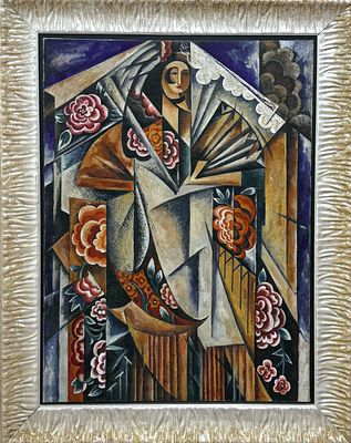 Natalia Goncharova (1881–1962), Artwork from the years 1916–1918, titled "La Española" (The