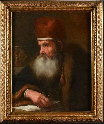 Rembrandt Harmenszoon van Rijn (1606–1669)
Old Man with Red Hat (also known as Elder Rabbi)
. Oi