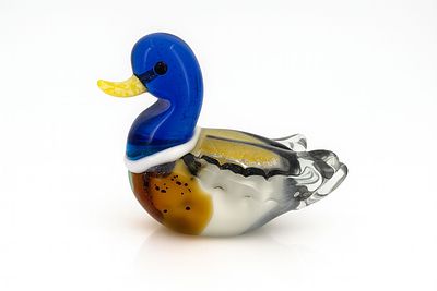 Murano Glass Duck Sculpture. Height 11: cm
Width:25 cm
Provenance: Collection of Yafit Jerbi