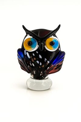 A charming vintage Murano figurine, handmade in the shape of an owl. Height:20 cm
Width: 13 cm