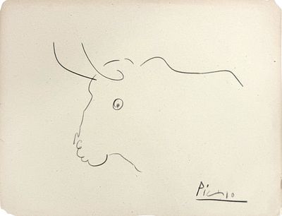 Pablo Picasso (1881-1973). Pencil on paper 
Signed (bottom right) 
Dimensions:30.5 x 23.5 cm 
