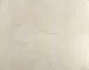Attributed to Pablo Picasso (1881-1973), France. Ink on paper 
Signed on the reverse Image - 1