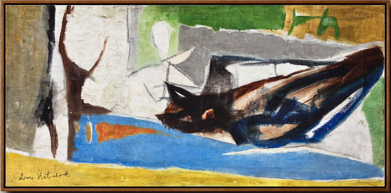 Ivsan Lot 123 - Ivsan Hitchens (1893-1979), Abstracted Reclining Figure ...