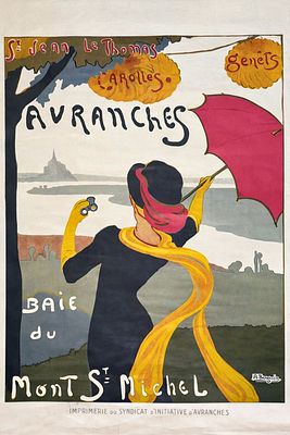 Henri de Toulouse-Lautrec (1864-1901), Poster "Avranches - Baie du Mont Saint-Michel". Lithograph 