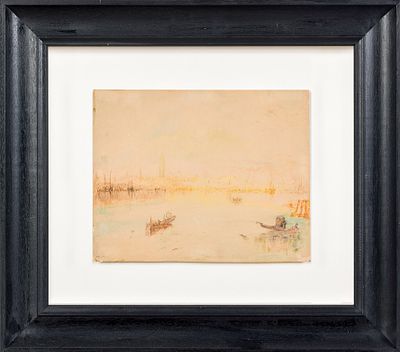 Joseph Mallord William Turner (1775–1851)
Giudecca Canal, Venice, 1840
Signed and attributed. Wat 