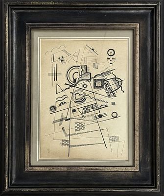 Wassily Kandinsky (1866-1944), "Abstract Composition". Ink and marker on paper 
1915 
Signed and 