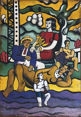 Fernand Leger (1881-1955), Figural Composition
Signed and attributed. Dimensions:68.5 x 48.5 cm 