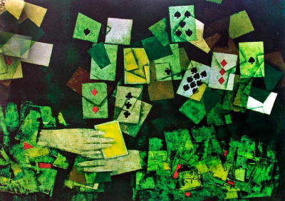 Patience 
By Mordechai Ardon 1896 - 1992. Description 
Signed in pencil (lower right) and 