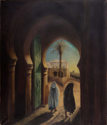 The Orient 
By Unidentified Artist. Description 
Signed "R. Verkee", dated 1941 and titled 