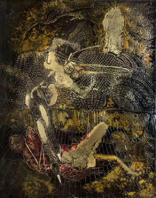 Piece Cruelle I 
by Gerard Morot-Sir 1931-2003. Description 
Signed (lower right) and 