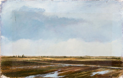 Landscape 
By Dim Yuz 1974 -. Description 
Signed (lower right), signed again and titled 