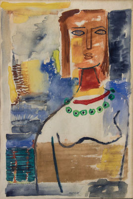 אברהם נתון (נתנזון), דמות
. טכניקה: 