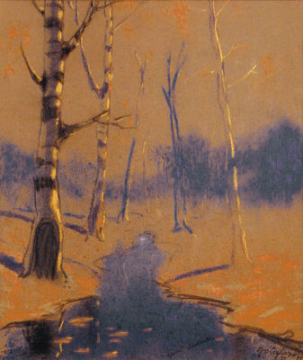 אסכולה רוסית, נוף
. טכניקה: 