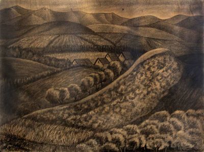 שלמה נרינסקי (נרוני), נוף הגליל. <span 