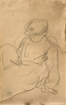 פייר בונאר, רישום ילד
. טכניקה: 