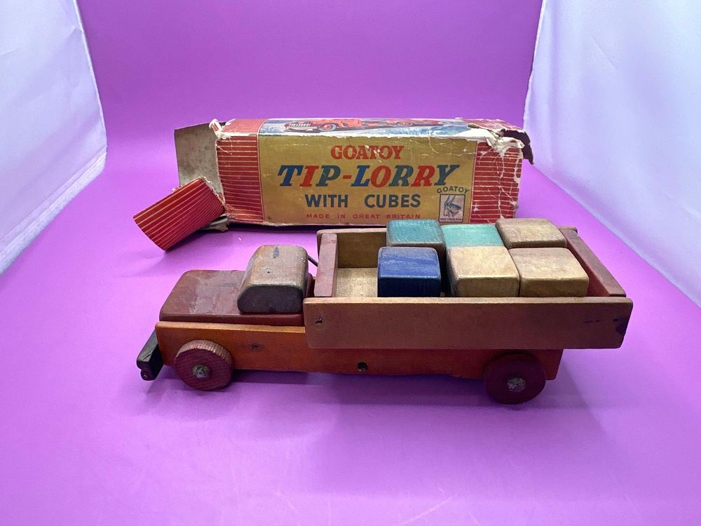 Lot 171: Extremely Rare Wooden goatoy Tip Lorry made in...