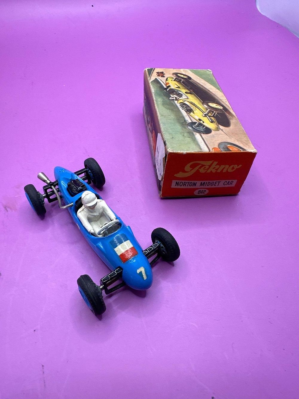 Lot 215: Tekno Norton Midget Car 812 In Blue With...