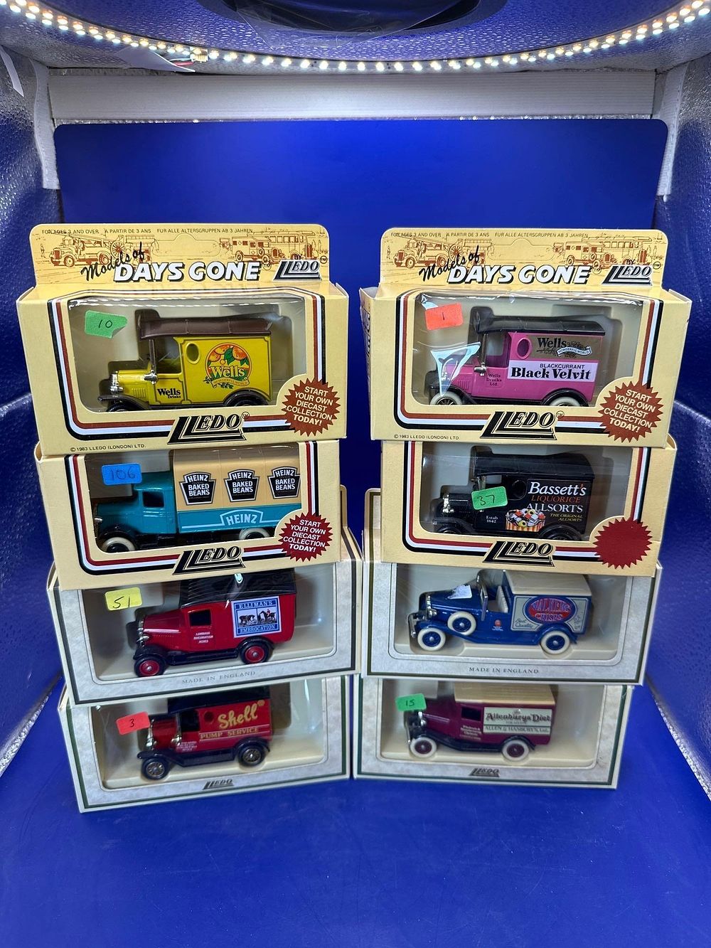Lot 219: 8 X Lledo Diecasts Promotional Vehicles Includes Heinz,...