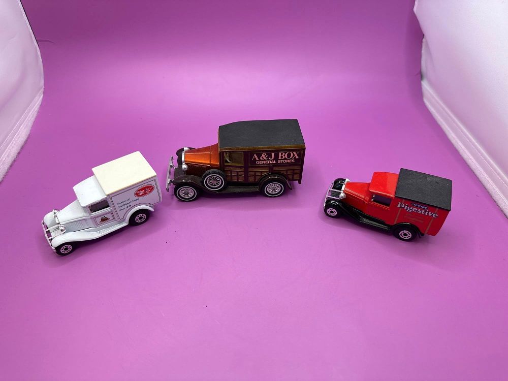Lot 232: 3 X Matchbox Unboxed Diecasts, Mcvities, A&Amp;J Box,...