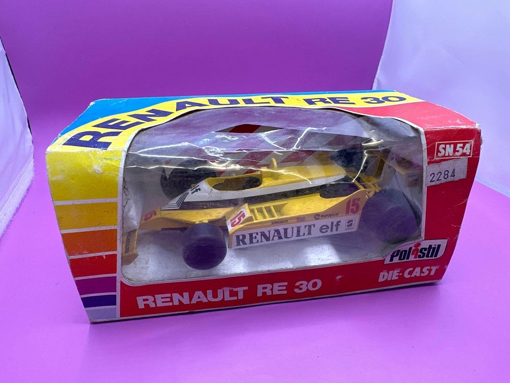 Lot 239: Polisario Diecast Renault Re30 #Sn54 1:22 Scale
