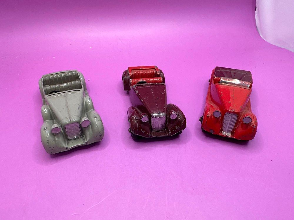 Lot 294: 3 X Dinky Toys Unboxed Sunbeam Talbot, Lagonda...