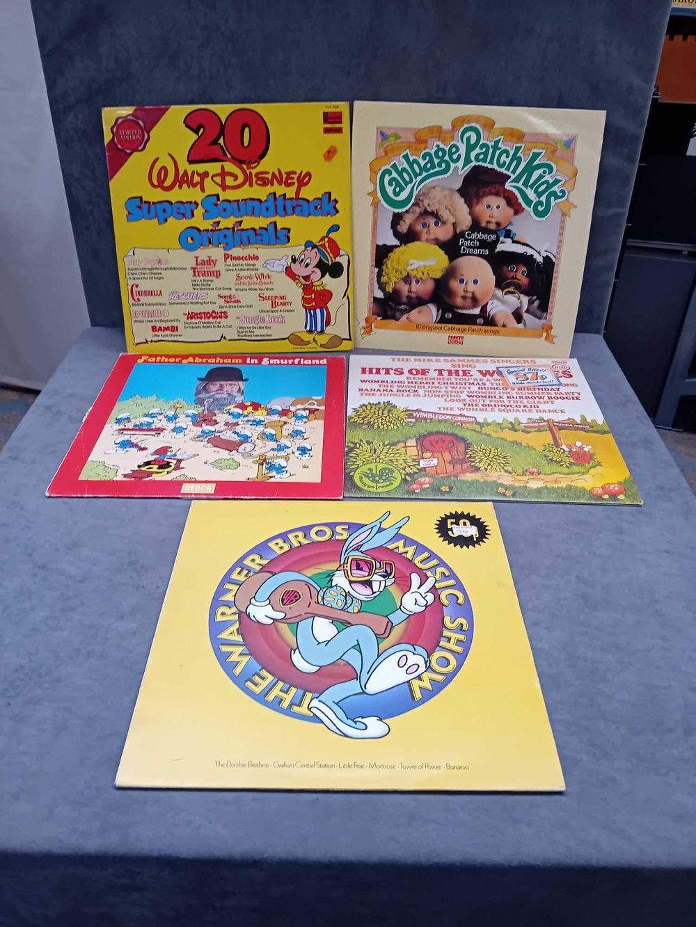 Lot 360: 5 x children related vinyls as pictured