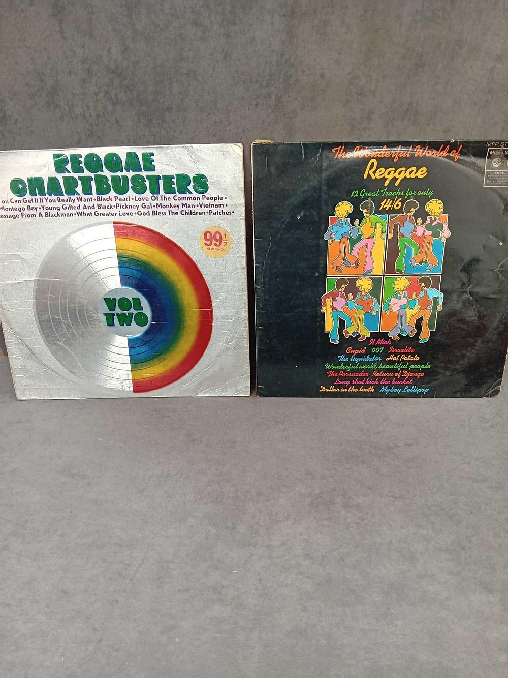Lot 387: 2 x Reggae vinyls as pictured