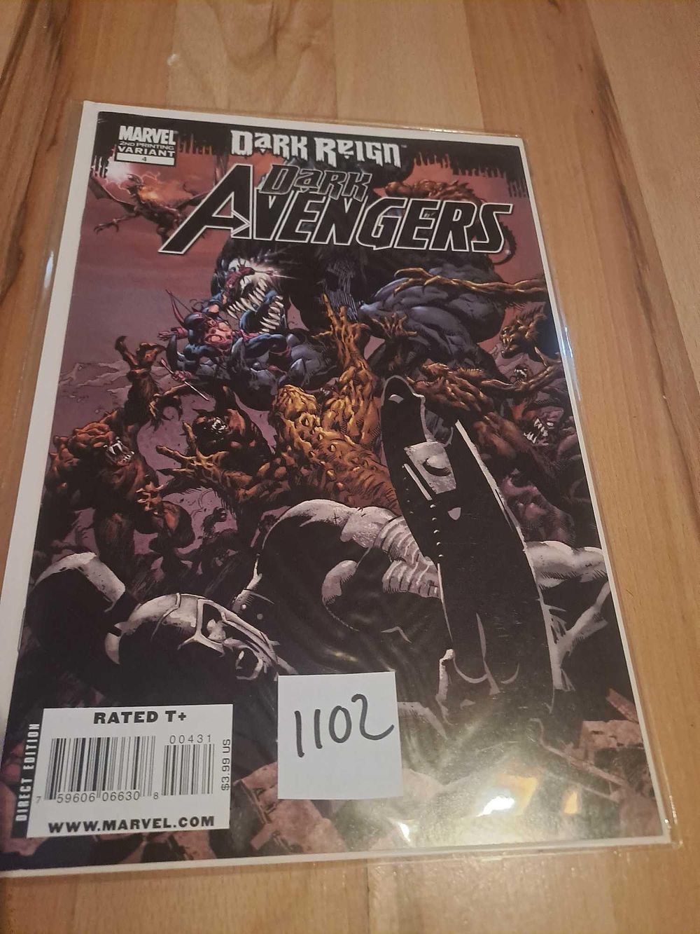 Lot 444: Marvel 2nd printing variant Dark reign Dark avengers...