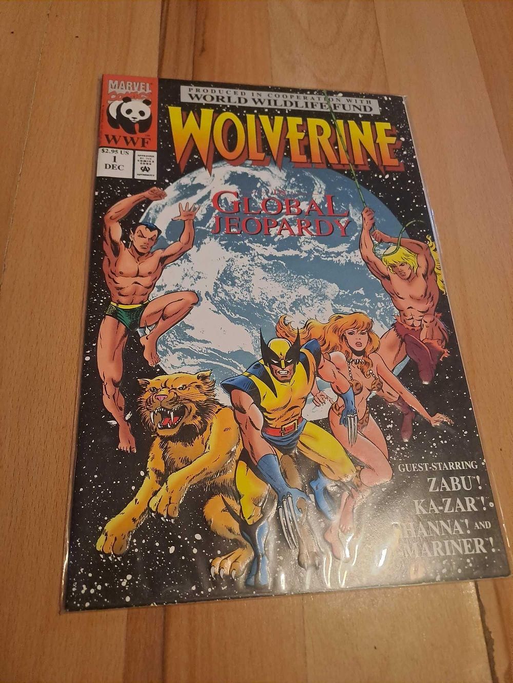 Lot 445: Marvel comics wolverine global jeopardy issue 1