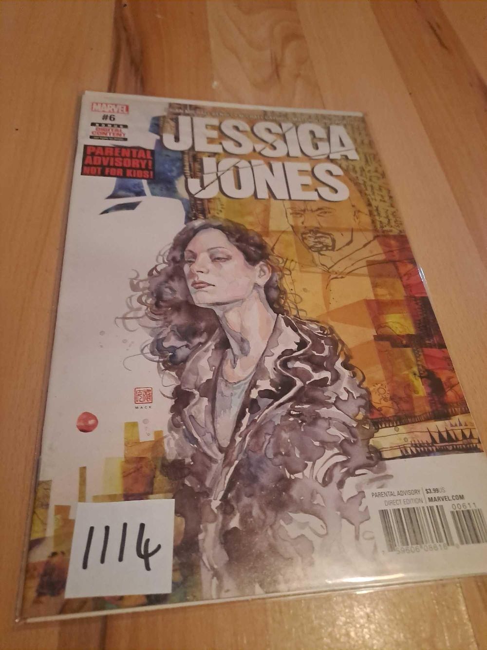 Lot 447: Marvel Jessica Jones issue 6 lot 1114