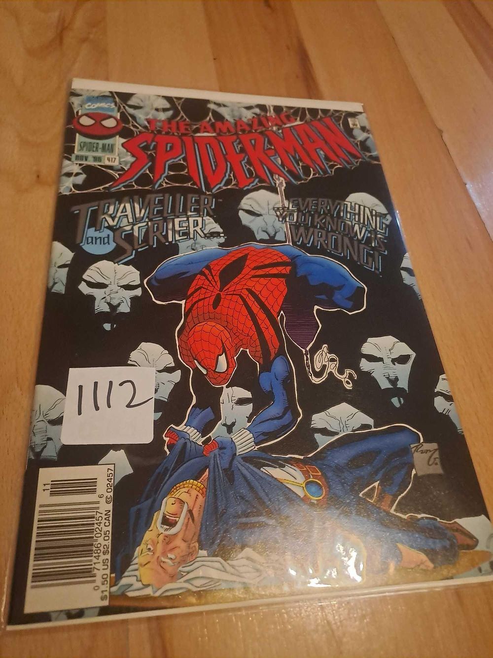Lot 451: Marvel The amazing spider-man issue 417 lot 1112