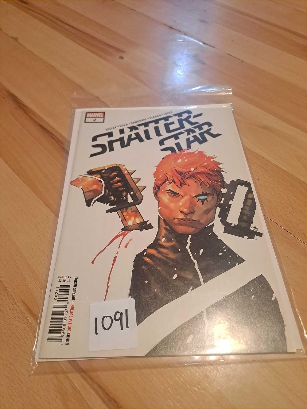 Lot 464: Marvel shatter-star issue 2 lot 1091