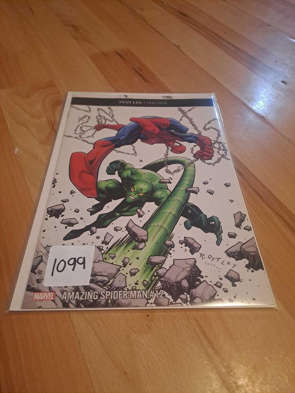 Lot 472: Marvel the amazing spider-man issue 12 lot 1099